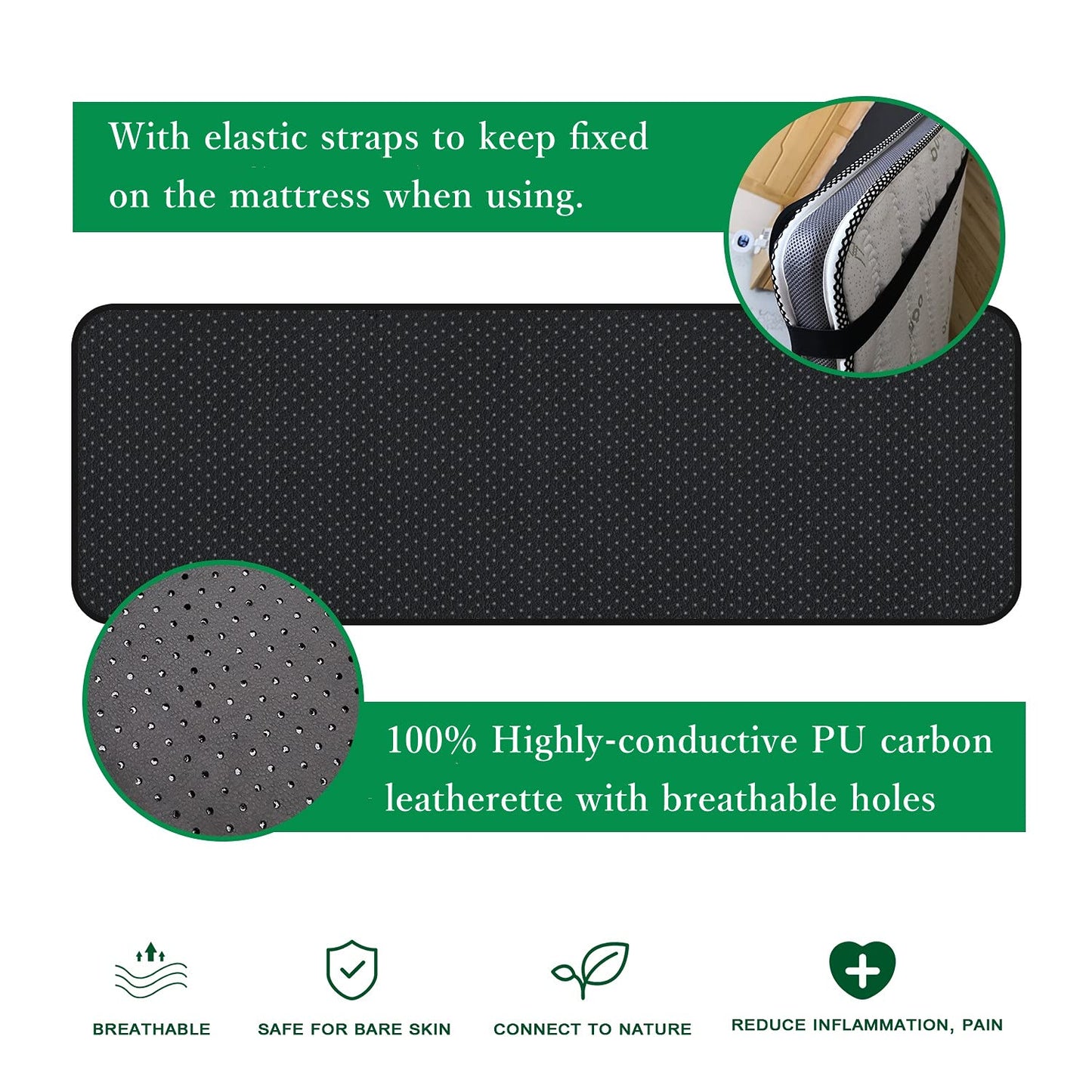 PU Grounding Mattress Cover